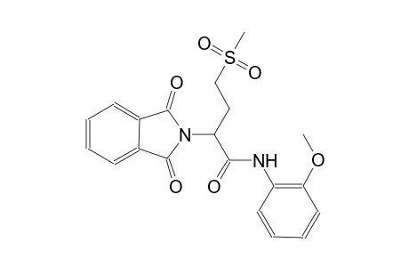 2-(1,3-dioxo-1,3-dihydro-2H-isoindol-2-yl)-N-(2-methoxyphenyl)-4-(methylsulfonyl)butanamide