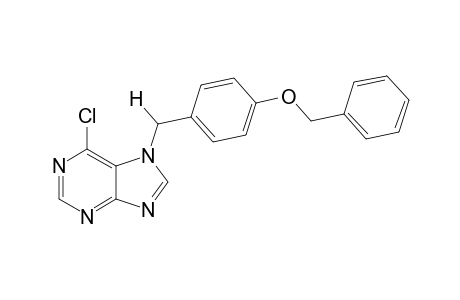 6-Chloro-7-[(4'-benzyloxyphenyl)methyl]-7H-purine