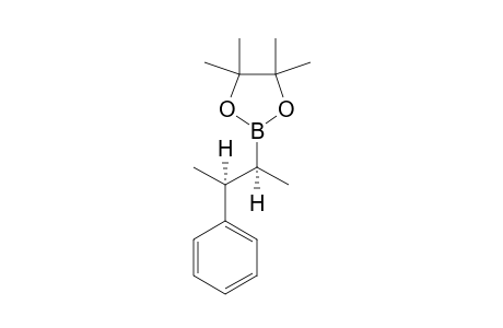 SYN-4,4,5,5-TETRAMETHYL-2-[(1R*,2R*)-1-METHYL-2-PHENYLPROPYL]-1,3,2-DIOXABOROLANE