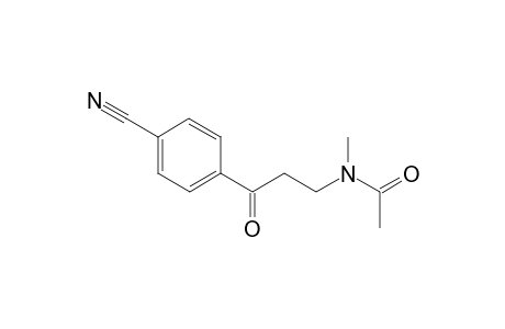 N-(3-(4-Cyanophenyl)-3-oxopropyl)-N-methylacetamide