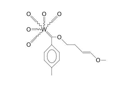 (4-Methyl.alpha.-[4-methoxy-trans-3-buten-1-yl]-benzylidene) tungsten pentacarbonyl