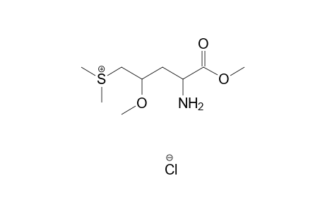 Methyl 5-(dimethylsulfonium)-4-methoxy-2-aminovalerate - Hydroxhloride