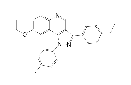 ethyl 3-(4-ethylphenyl)-1-(4-methylphenyl)-1H-pyrazolo[4,3-c]quinolin-8-yl ether