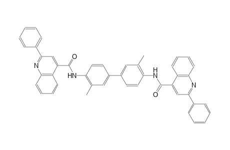 N-(3,3'-dimethyl-4'-{[(2-phenyl-4-quinolinyl)carbonyl]amino}[1,1'-biphenyl]-4-yl)-2-phenyl-4-quinolinecarboxamide