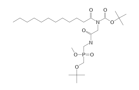 N-(N'-TERT.-BUTOXYCARBONYLSARCOSYL)-AMINOMETHYL-TERT.-BUTOXYMETHYL-(O-METHYL)_PHOSPHINATE