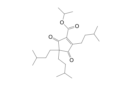 1-Cyclopentene-1-carboxylic acid, 2,4,4-tris(3-methylbutyl)-3,5-dioxo-, 1-methylethyl ester