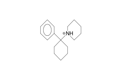 1-Piperidino-1-phenyl-cyclohexane cation