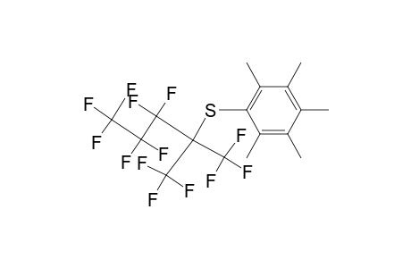 Benzene, [[2,2,3,3,4,4,4-heptafluoro-1,1-bis(trifluoromethyl)butyl]thio]pentamethyl-