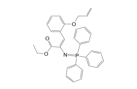 2-Propenoic acid, 3-[2-(2-propenyloxy)phenyl]-2-[(triphenylphosphoranylidene)amino]-, ethyl ester