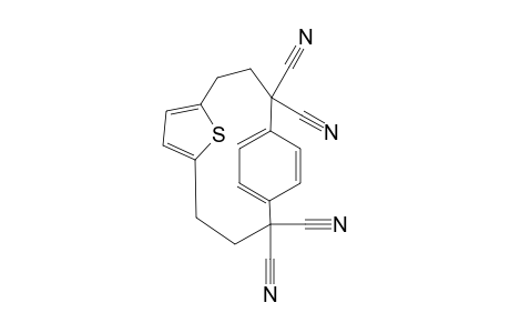 5,5,14,14-Tetracyano-15-thiatricyclo[14.2.1]tetradeca-1,3,8,10-tetraene