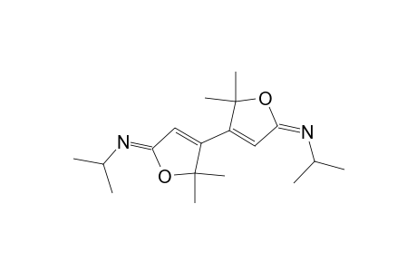 (Z)-2,2'-Bis(isopropylimino)-5,5,5',5'-tetramethyl-2,5,2',5'-tetrahydro[4,4']bifuranyl