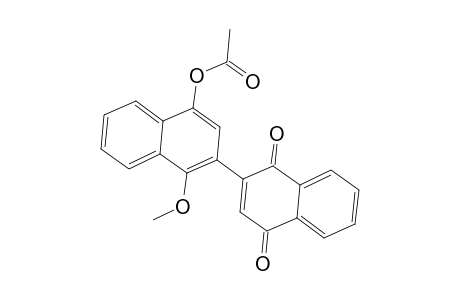 1'-Acetoxy-4'-methoxy-2,2'-binaphthalene-1,4-dione