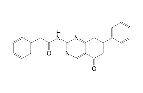 N-(5-oxo-7-phenyl-5,6,7,8-tetrahydro-2-quinazolinyl)-2-phenylacetamide