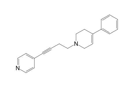 4-[4-(3,6-Dihydro-4-phenyl-1(2H)-pyridinyl)-1-butynyl]pyridine