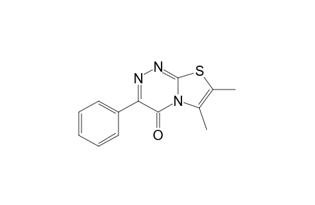 6,7-dimethyl-3-phenyl-4H-thiazolo[2,3-c]-as-triazin-4-one