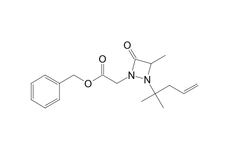 2-[((benzyloxy)carbonyl)methyl]-4-methyl-1-(2-methylpent-4-en-2-yl)-1,2-diazetidin-3-one