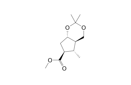 (4aR,5S,6S,7aS)-2,2,5-trimethyl-4,4a,5,6,7,7a-hexahydrocyclopenta[d][1,3]dioxin-6-carboxylic acid methyl ester