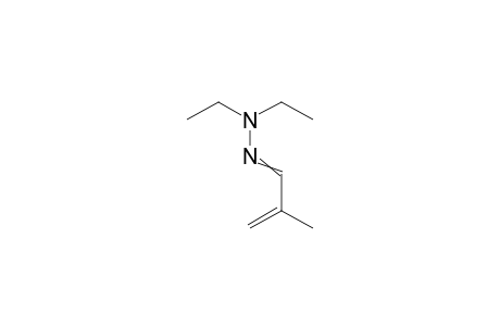 Diethylhydrazone .alpha.-methylacrylaldehyde