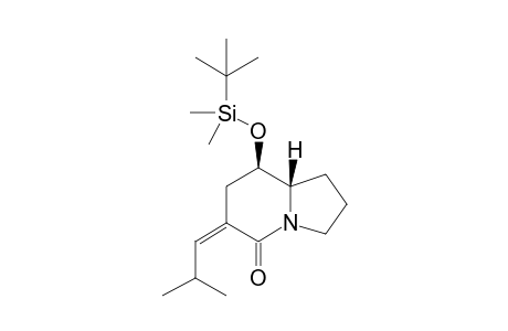 (6Z,8R,8aS)-8-[tert-butyl(dimethyl)silyl]oxy-6-(2-methylpropylidene)-1,2,3,7,8,8a-hexahydroindolizin-5-one