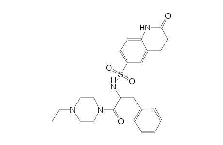 6-quinolinesulfonamide, N-[2-(4-ethyl-1-piperazinyl)-2-oxo-1-(phenylmethyl)ethyl]-1,2,3,4-tetrahydro-2-oxo-