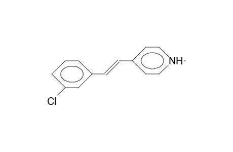 4-(3-Chloro-styryl)-N-methyl-pyridinium cation