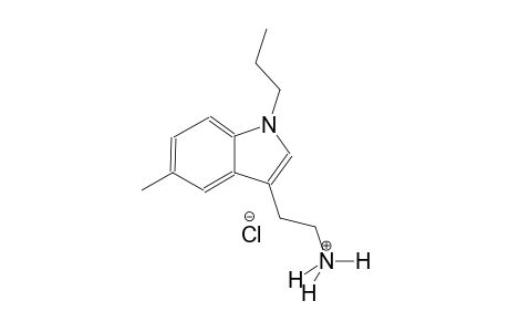1H-indole-3-ethanaminium, 5-methyl-1-propyl-, chloride