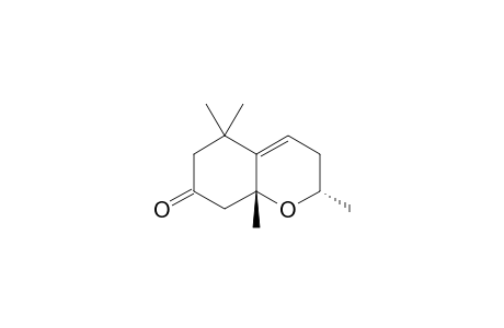 (2R*,8aS*)-2,3,5,6,8,8a-Hexahydro-2,5,5,8a-tetramethyl-7H-1-benzopyrabn-7-one