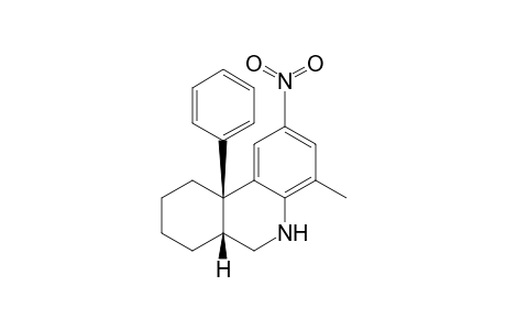 (6aR,10aS)-4-methyl-2-nitro-10a-phenyl-6,6a,7,8,9,10-hexahydro-5H-phenanthridine