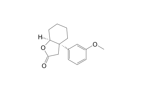 2(3H)-Benzofuranone, hexahydro-3a-(3-methoxyphenyl)-, cis-