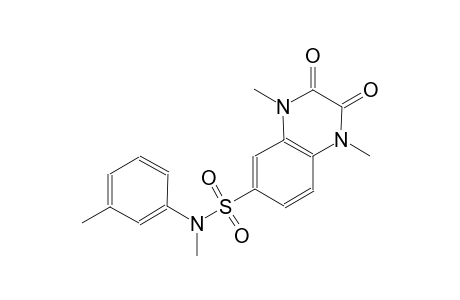 6-quinoxalinesulfonamide, 1,2,3,4-tetrahydro-N,1,4-trimethyl-N-(3-methylphenyl)-2,3-dioxo-