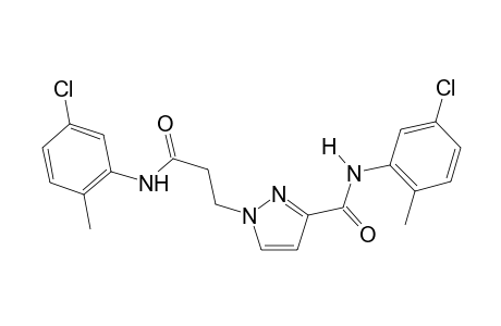 1H-pyrazole-1-propanamide, N-(5-chloro-2-methylphenyl)-3-[[(5-chloro-2-methylphenyl)amino]carbonyl]-