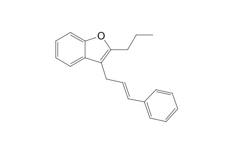 2-Propyl-3-(3'-phenyl-2'-propenyl)benzofuran