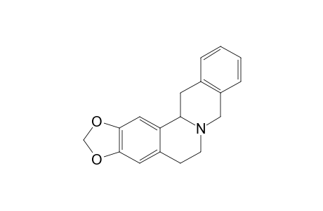 6H-Benzo[g]-1,3-benzodioxolo[5,6-a]quinolizine, 5,8,13,13a-tetrahydro-, (.+-.)-