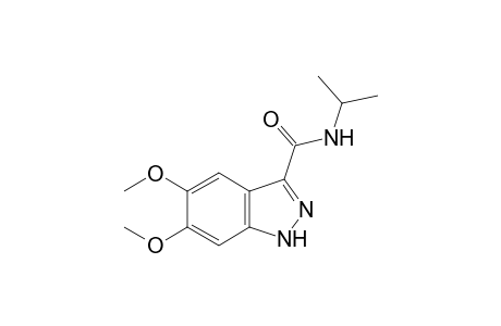 5,6-dimethoxy-N-isopropyl-1H-indazole-3-carboxamide