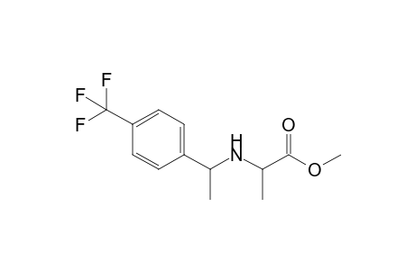 2-[1-(4-Trifluoromethylphenyl)ethylamino]propionic acid methyl ester