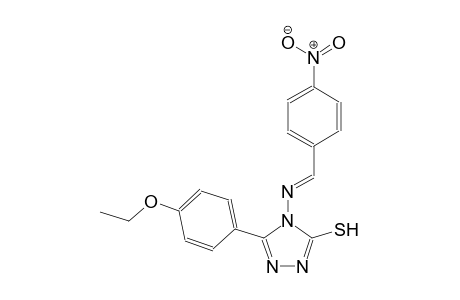 5-(4-ethoxyphenyl)-4-{[(E)-(4-nitrophenyl)methylidene]amino}-4H-1,2,4-triazol-3-yl hydrosulfide