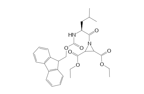 1-[(2S)-2-(9H-fluoren-9-ylmethoxycarbonylamino)-4-methyl-pentanoyl]ethylenimine-2,3-dicarboxylic acid diethyl ester