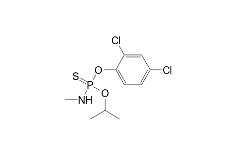 Phosphoramidothioic acid, methyl-, O-2,4-dichlorophenyl O-isopropyl ester