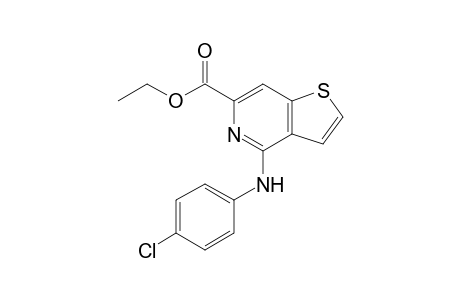 4-(4-Chloro-phenylamino)-thieno[3,2-c]pyridine-6-carboxylic acid ethyl ester