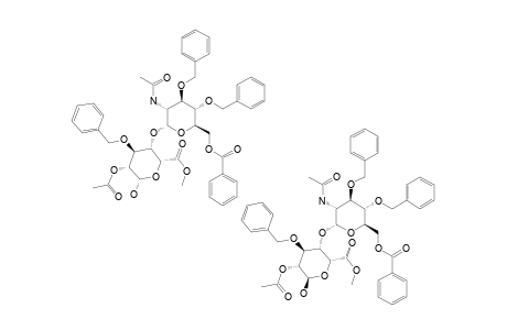 METHYL-4-O-(2-ACETAMIDO-6-O-BENZOYL-3,4-DI-O-BENZYL-2-DEOXY-ALPHA-D-GLUCOPYRANOSYL)-2-O-ACETYL-3-O-BENZYL-ALPHA,BETA-L-IDOPYRANURONATE