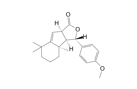 (1S,3aR,8aR,8bR)-1-(4-methoxyphenyl)-5,5,8a-trimethyl-1,3a,6,7,8,8b-hexahydroindeno[1,2-c]furan-3-one