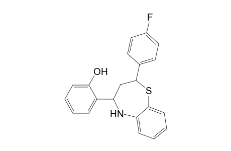 2-[2-(4-fluorophenyl)-2,3,4,5-tetrahydro-1,5-benzothiazepin-4-yl]phenol