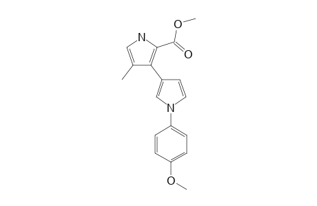 METHYL-4-METHYL-3-(N-(4-METHOXYPHENYL)-PYRROL-3-YL)-1H-PYRROLE-2-CARBOXYLATE