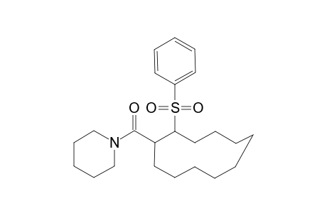 N-[2-(Phenylsulfonyl)cycloundecyl]carbonylpipoeridine isomer