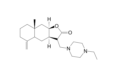 (3aR,8aR,9aR)-3-[(4-ethyl-1-piperazinyl)methyl]-8a-methyl-5-methylene-3a,4,4a,6,7,8,9,9a-octahydro-3H-benzo[f]benzofuran-2-one