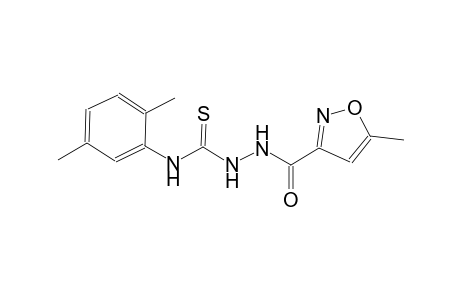 N-(2,5-dimethylphenyl)-2-[(5-methyl-3-isoxazolyl)carbonyl]hydrazinecarbothioamide