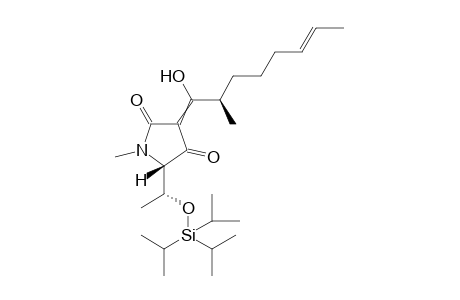 (5S)-3-((2'R,6'E)-1'-Hydroxy-2'-methylocten-1'-ylidene)-5-((R)-1''-((triisopropylsilyl)oxy)ethyl)-1-methylpyrrolidine-2,4-dione