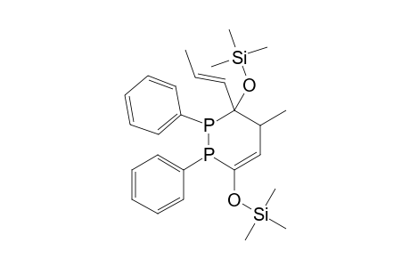 1,2,3,4-TETRAHYDRO-4-METHYL-1,2-DIPHENYL-3-(1-PROPENYL)-3,6-BIS-(TRIMETHYLSILYLOXY)-1,2-DIPHOSPHININE