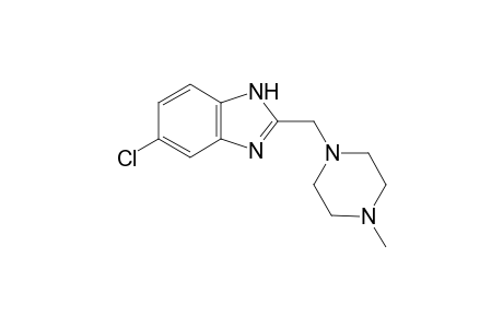 2-[(4'-Methylpiperazin-1'-yl)methyl]-5(6)-chloro-1H-benzimidazole