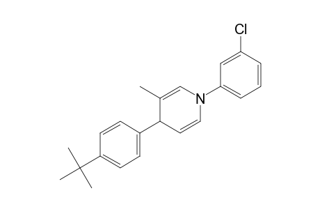 Pyridine, 1-(3-chlorophenyl)-4-[4-(1,1-dimethylethyl)phenyl]-1,4-dihydro-3-methyl-